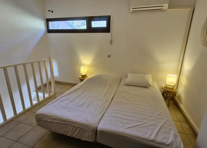 4 Pieces Climatise Avec Piscine - Fr-1-780-25 아파트 생트막시메